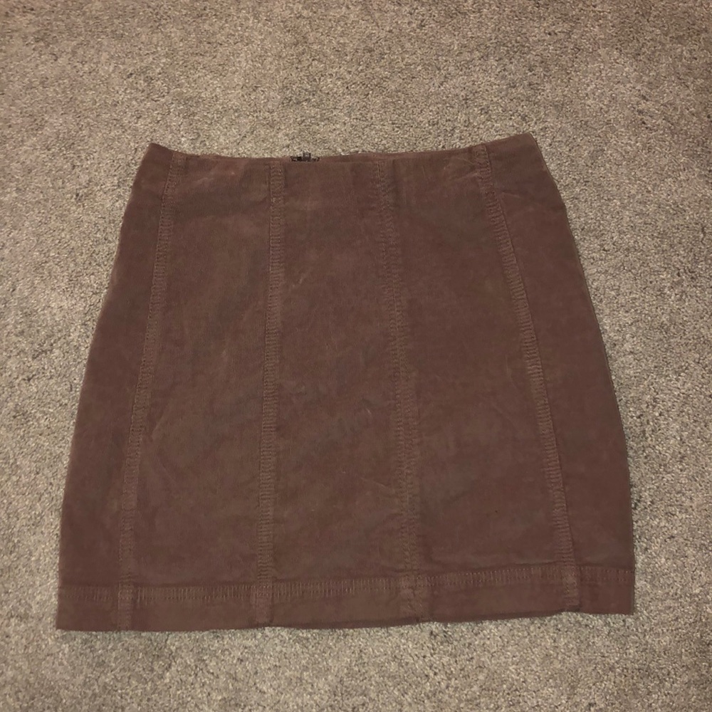 free people greyish skirt